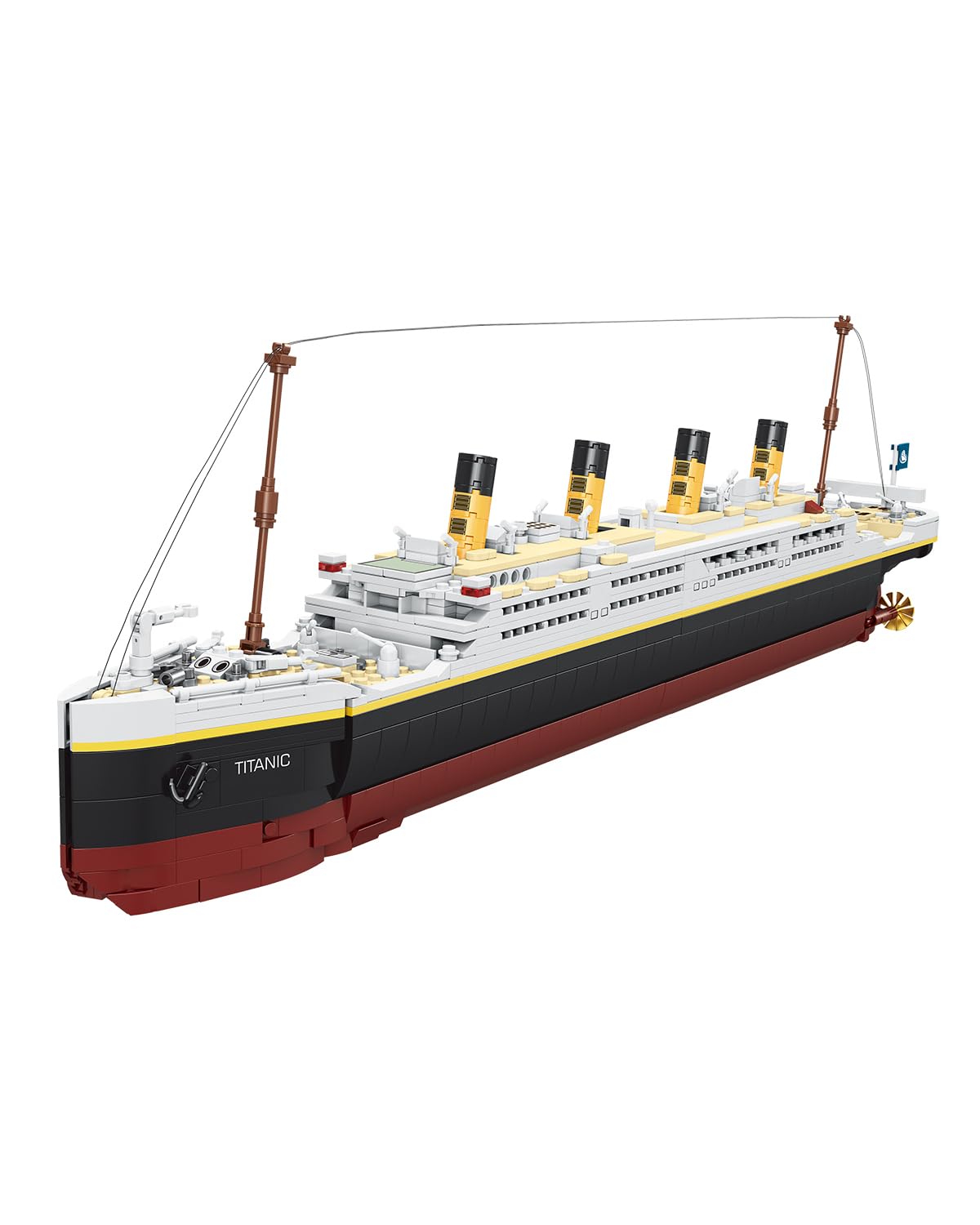 dOvOb Titanic Model Building Blocks Set - 2022 Pieces, ABS Material, Assorted Color, Model FC6005