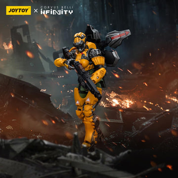 JOYTOY Infinity Yu Jing Black Ops Tiger Soldier, Female 1:18 Scale Action Figure Collection Model 4.25 inch