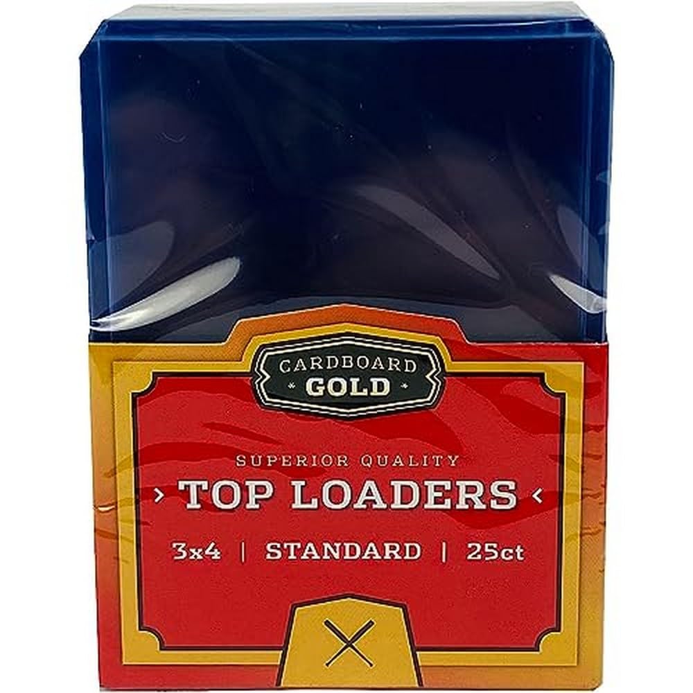 Cardboard Gold - 35pt Top Loaders for Cards - 2000 Count - enhanced 3x4 Inch Trading Card Toploaders - Protect Your Baseball and Sports Cards with These Crystal Clear Hard Plastic Sleeves Protectors