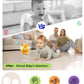 topfresh Electric Crawling Dancing Octopus Toy - LED Lights & Music, USB-C Rechargeable Tummy Time Toy for 36 Months-6 Years Tod