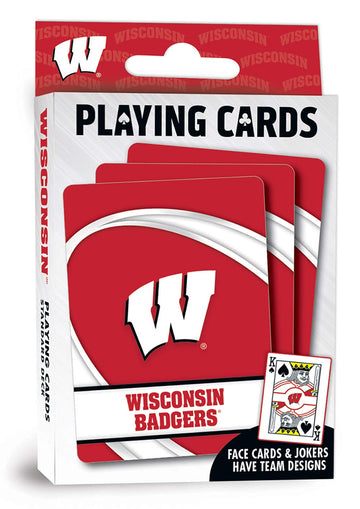 Wisconsin Badgers Playing Cards Logo