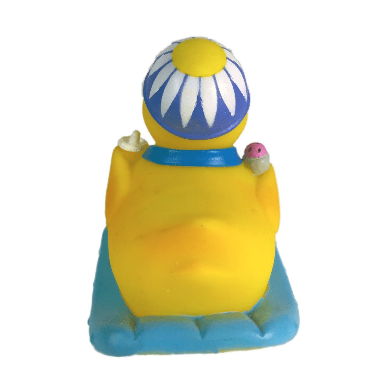 Ducky City 3' Pool Party Rubber Duck [Floats Upright] - Baby Safe Bathtub Bathing Toy