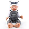 Ivita 16 Inch Realistic Full Silicone Baby Dolls Real Lifelike Silicone Baby Doll For Child Christmas, Children'S Day - Boy