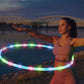 Jerify 4 Pack Led Hoop Light Up Hoop Led Glowing Lights Fitness Exercise Hoop 10 Color Changing Exercise Glowing Hoop For Dance Dark Fitness(36 Inch)