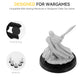 100Pcs Miniature Bases With 120Pcs Adhesive, 25Mm/0.98Inch Black Round Plastic Model Bases For Gaming Miniatures Or Wargames Boa