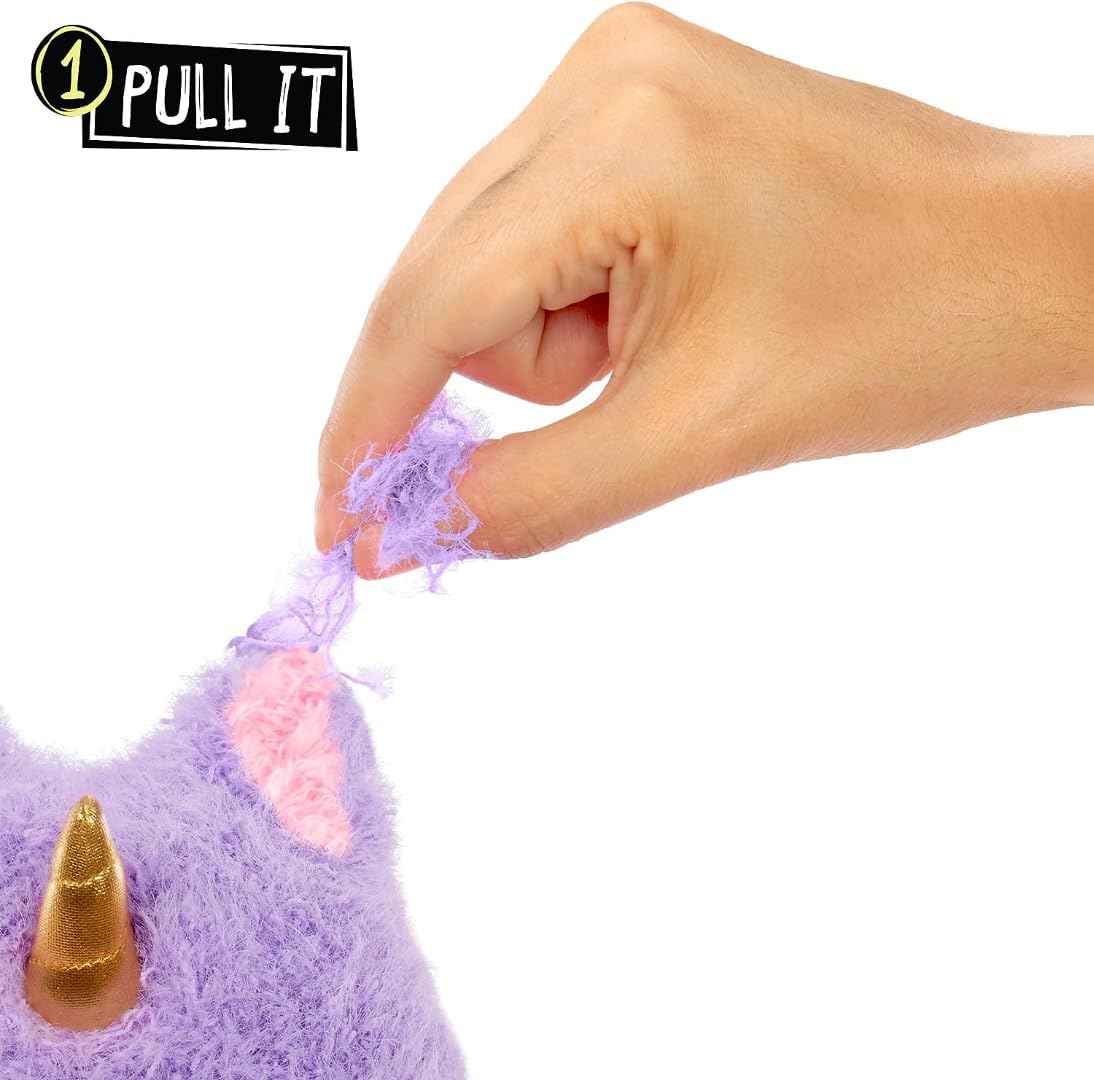 Fluffie Stuffiez Unicorn Plush - Small Collectible, Ultra Soft Multicolor Fur, ASMR Fidget, Model 594178EUC