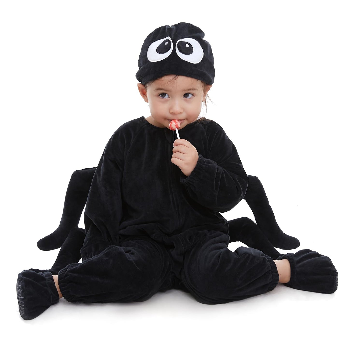 Hsctek Baby Spider Costume, Newborn Spider Costume Boys Girls, Baby Halloween Onesie Costume For Toddler Infant 3-6 Months
