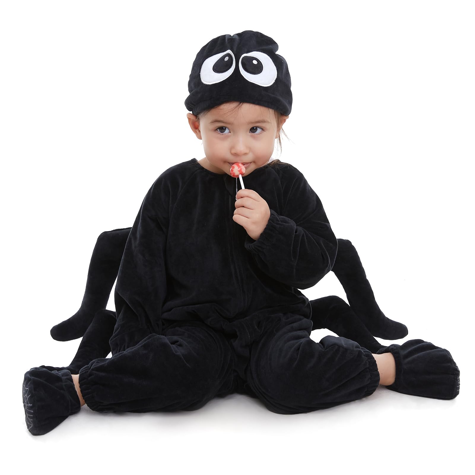 Hsctek Baby Spider Costume, Newborn Spider Costume Boys Girls, Baby Halloween Onesie Costume For Toddler Infant 3-6 Months