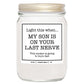 YouNique Designs Daughter in Law Candle 8oz - Daughter in Law Gifts from Mother in Law - Funny Daughter in Law Gifts for Mothers