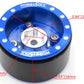 Hobbysoul Adjustable Offset 1.0 Beadlock Wheels Blue Silver, Heavy Rc 1.0 Wheels 7Mm Hex Rims For 1/18 Traxxas Trx4M Axial Scx24