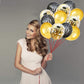 Jonhamwelbor 30Th Birthday Balloons Gold And Black Party Decorations 15 Pack 12 Inch Latex And Confetti Balloon Printed With Hap