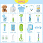 Meland Toy Doctor Kit for Kids - Pretend Play Doctor Set with Dog Toy, Carrying Bag, Stethoscope Toy & Dress Up Costume - Doctor