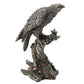 Veronese Design 10 Inch Peregrine Falcon Antique Bronze Finish Animal Wild Life Birds Hawk Eagle Sculpture Collectible Figurine