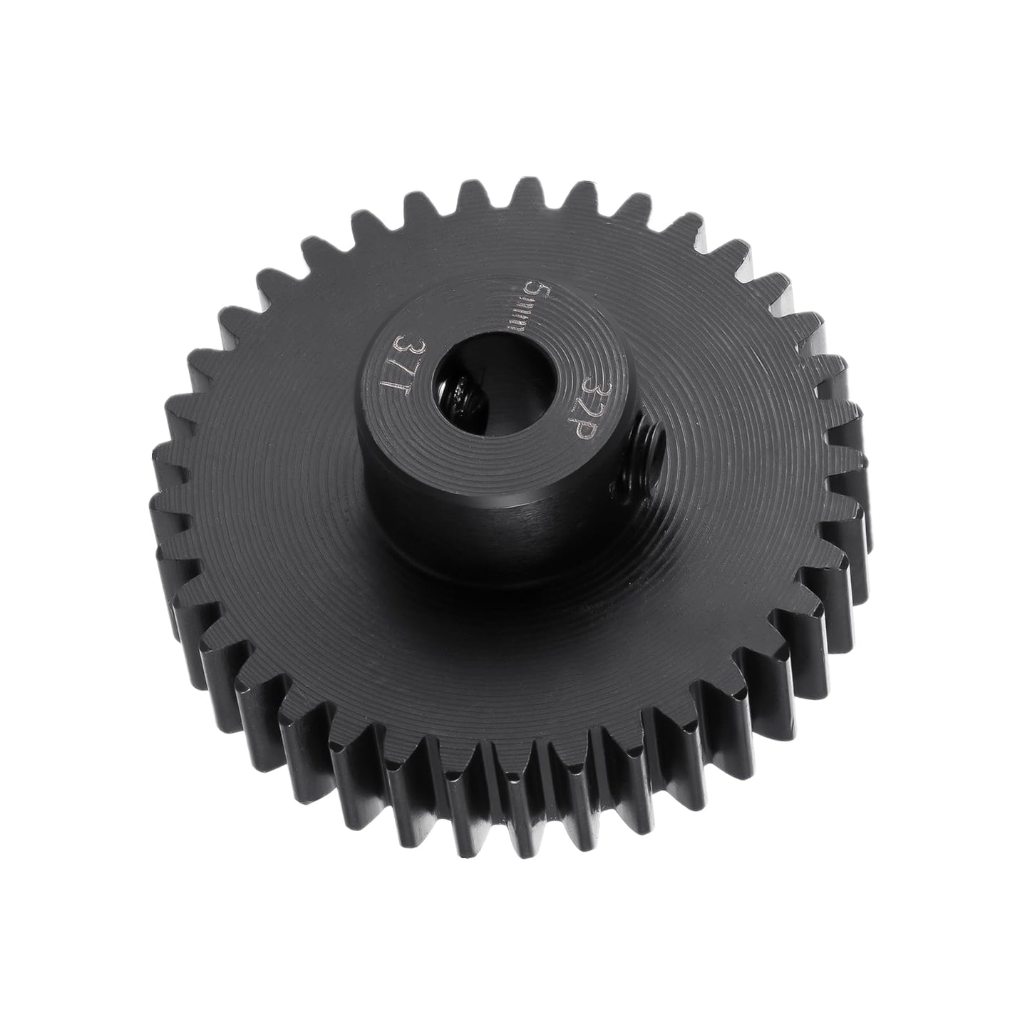 Brkrc Steel 32P 5Mm Pinion Gear 25T 26T 28T 29T 30T 31T 32T 33T 34T 35T 36T 37T 38T Motor Gears For 1/10 1/8 Rc Car Parts (37T)