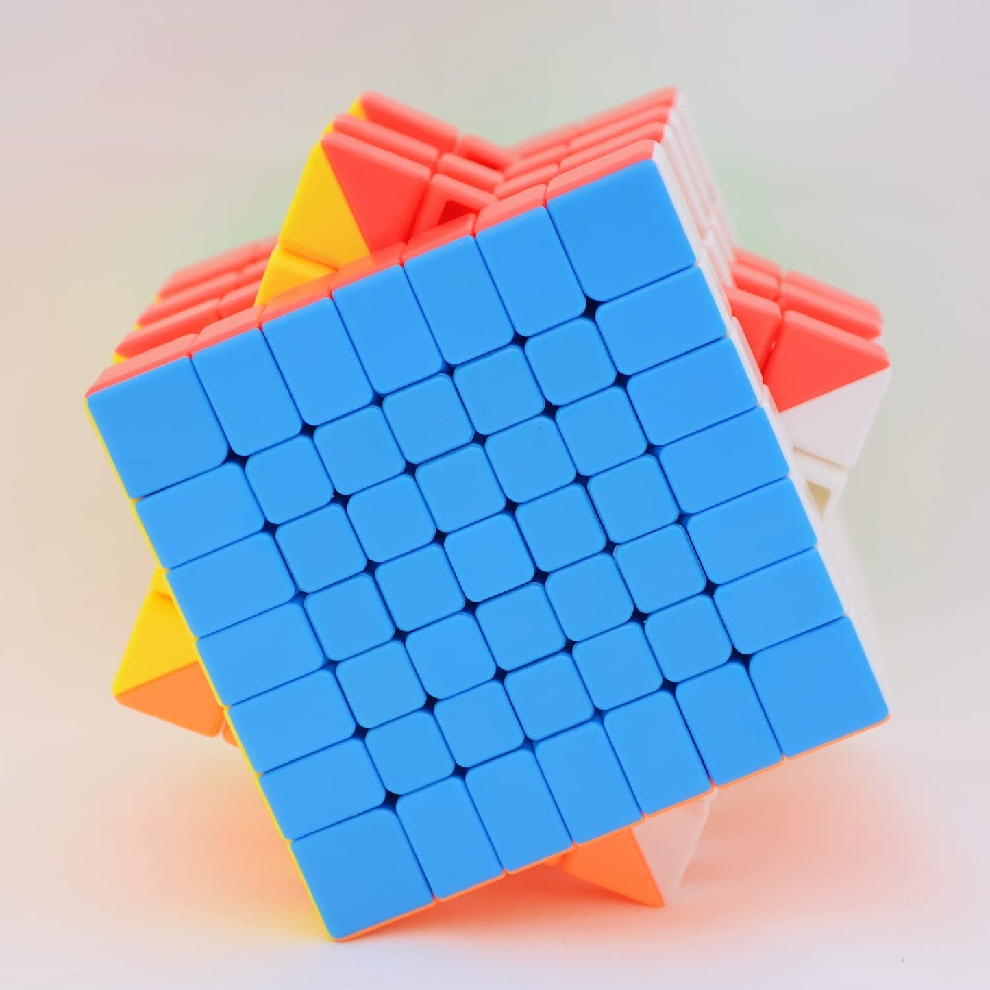 Bukefuno Moyu Meilong 7X7 Speed Puzzle Cube Mfjs 7X7 V2 Magic Cubes Moyu Cube Stickerless Meilong 7X7X7 Cubing Classroom Speed Education Toys