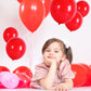Garma Red Balloons 12 Inch, 100 Pack Latex Party Balloons For Balloons Arch As Valentine Day, Christmas, Birthday, Graduation, B