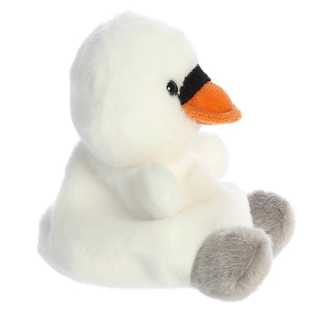 Aurora Adorable Palm Pals Alina Swan Stuffed Animal - Pocket-Sized Play - Collectable Fun - White 5 Inches