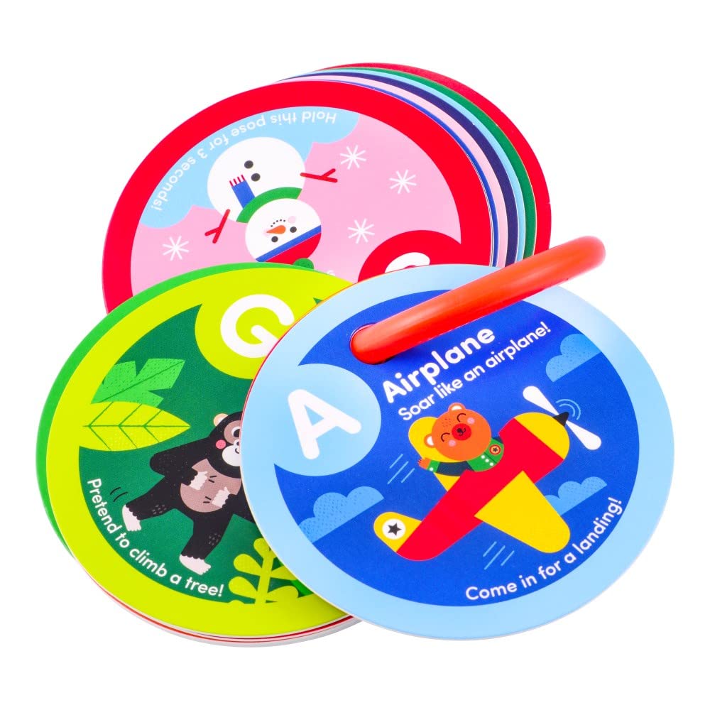 Mollybee Kids Toddler Action Cards The Play And Learn Alphabet - A Learning Letters Toddler Activity Game, Ages 2+,