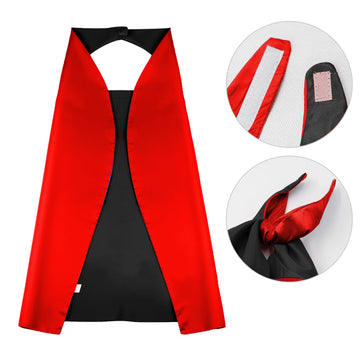 Riorand Kids Superhero Capes And Masks, Ideal For Boys And Girls Cosplay,Birthday Party,Christmas,Halloween Dress Up Orange+Black