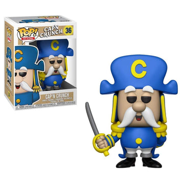 Funko POP! AD Icon: Quaker Oats - Captain Crunch with decorative replica blade  Multicolor