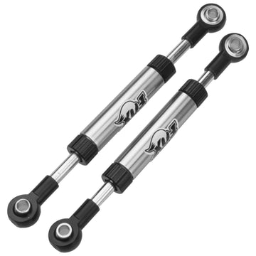 2Pcs Vgoohobby Metal Adjustable Length Servo Linkage Steering Link Rod Compatible with Traxxas TRX4 Axial SCX10 RC4WD D90 Gen8 1
