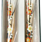 Japanese Candles No. 6 Drawn Plum.Made in Japan.Manufacturer Awaji Baikundou, White