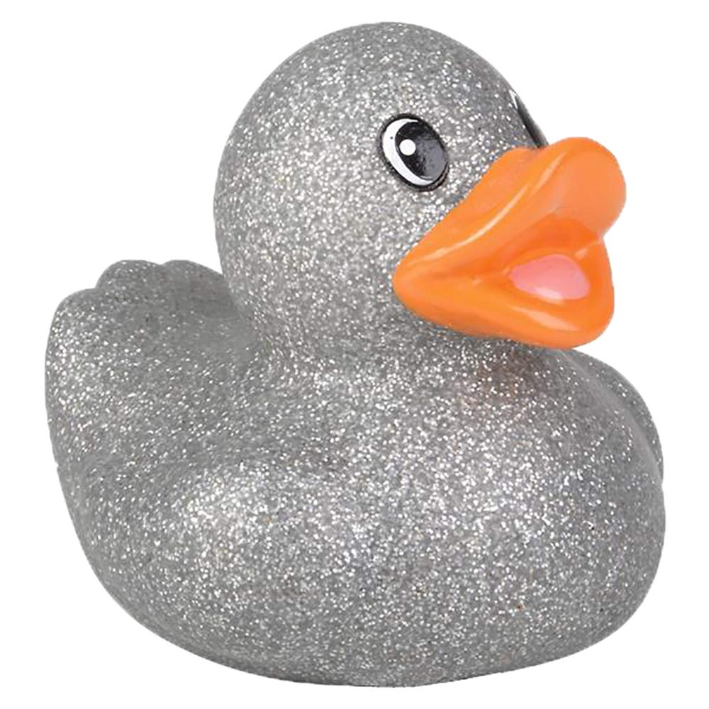 Glitter Rubber Duck Toy Assortment Duckies For Kids, Bath Birthday Gifts Baby Showers Summer Beach And Pool Activity, 2'' (300-P