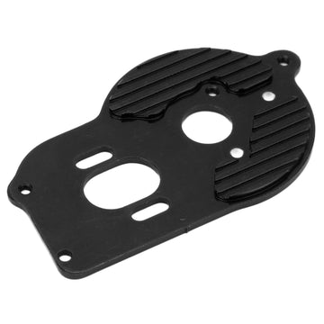 RC Motor Mount Heat Sink Plate, Aluminum, for Mini-T 2.0 2WD 1/18 RC Truck(Black)