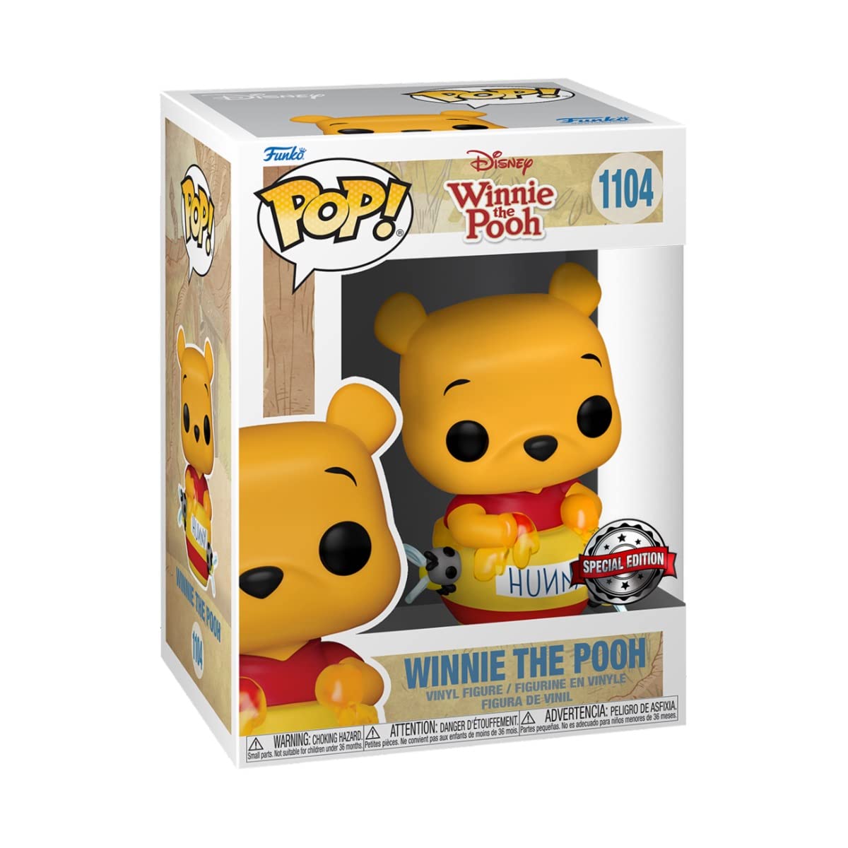 Funko Disney Winnie The Pooh Pop! Winnie The Pooh Vinyl Figure Hot Topic Exclusive Multi None