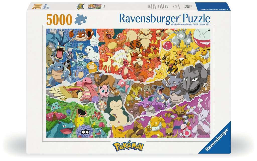 Ravensburger Pokemon 5000 Piece Jigsaw Puzzle For Adults & Kids Age 12 Years Up, Yellow