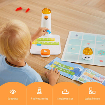 Matatalab Coding Robot Set For Kids Ages 4+, Stem Educational Toy, Early Programming For Kids, Learn To Code Robot For Homeschool & Classroom Ages 4-10