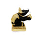 Arnavira Gold Plated Mushak Idol for Ganpati Pooja Ganeshji Mooshak Mouse Mushakraj (Black)
