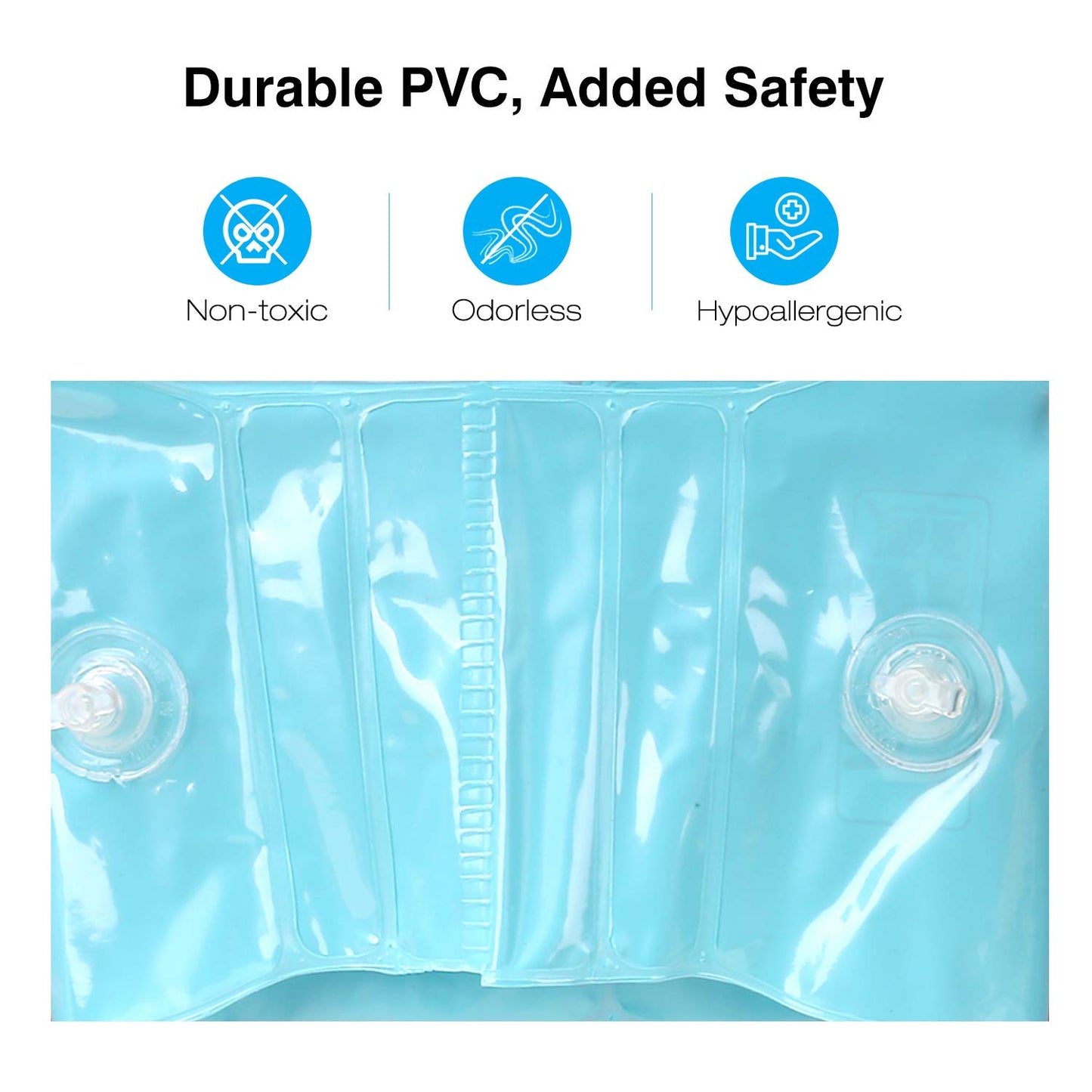 MoKo Swim Arm Bands for Kids  Toddlers Begin to Swim Inflatable Pool Floats Sleeves  Cute Cartoon Swimming Wings Armlets Rings Floaties Tubes  Water Sports Learning Swim Training Aids  Crabby