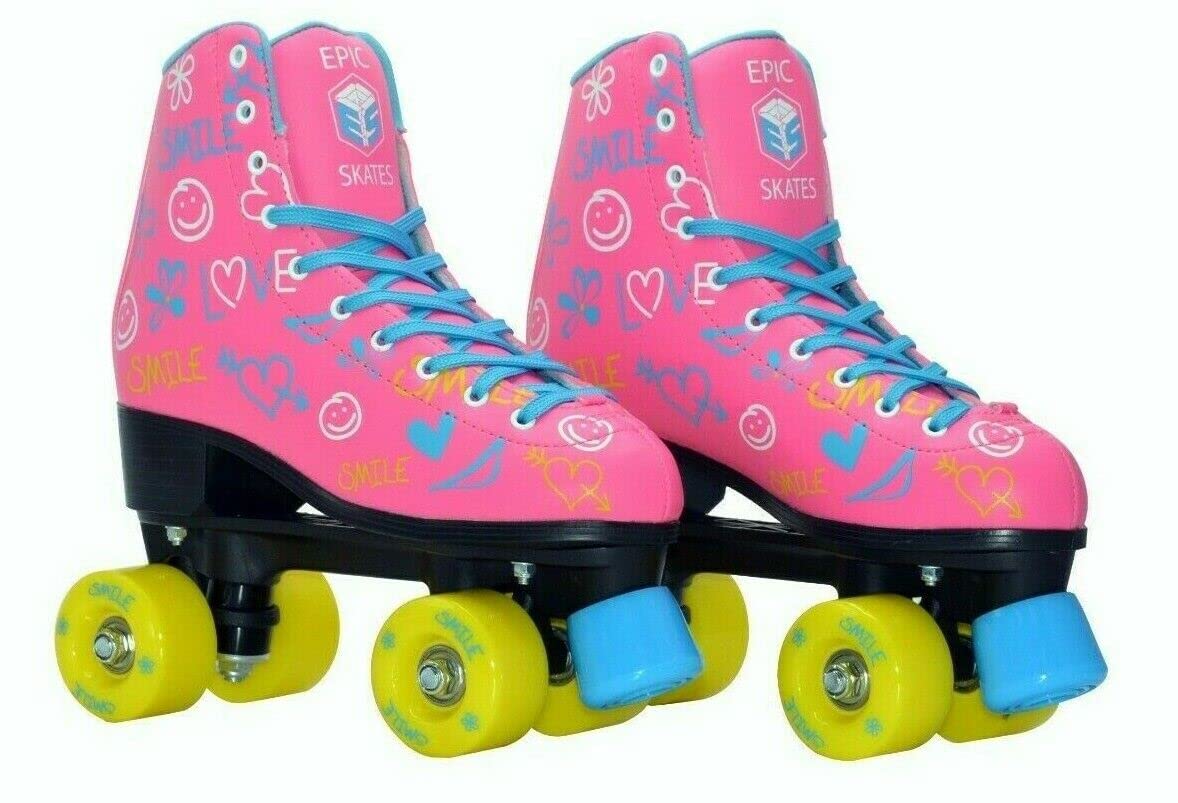 Epic Skates Blush Quad Roller Skates, Pink, Ladies Size 4
