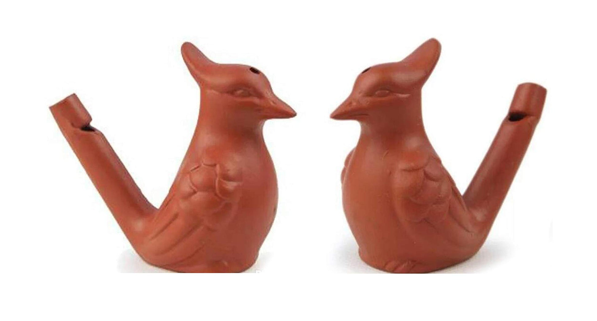 CrazyCrafts Ceramic Bird Whistle Toy for Children, Beautiful Sound and Quality Brown Color Bath time Musical Toys for Boys and G