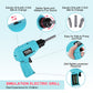LOYO Kids Tool Set - Pretend Play Construction Toy with Tool Box Kids Tool Belt Electronic Toy Drill Construction Accessories Gi
