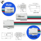 8Amp 3 Pairs 6 Pin Connector Servo Extension Cable Wire Fl4.14Mm Pitch Male To Female Servo Motor Extension 6 Pin Power Connecto