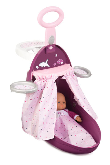 Smoby - Trolley For Dolls, Purple