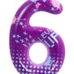 STG Birthday Candles for Boys - Number 6 Candle for Video Game Birthday Cake Topper, Fort Battle Level Up Sandbox Games Birthday