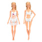 Barwa Doll Pajamas Sleep Suit Sleepwear Clothes Compatible For 11.5 Inch Girl Doll (4 Sets)