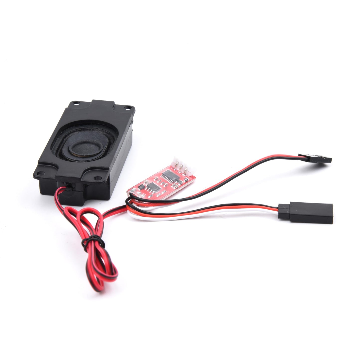 YoungRC RC Diesel Engine Sound Module for DIY Model Cars with Speaker, Powered by 2S Lipo, Plastic Construction