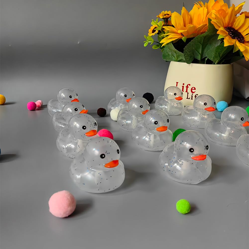 Rubber Duck Bath Duck Toys For Toddlers Boys Girls,Squeak And Float Yellow Ducks In Bulk Baby Shower Duck Decorations Party Favors