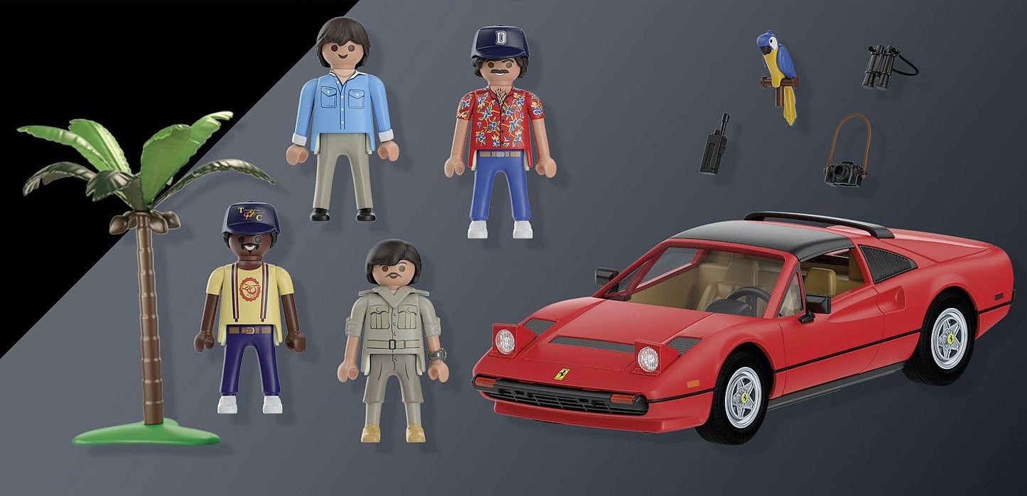 Playmobil Ferrari 308GT Model 71343 - Multicolor Plastic Magnum P.I. Vehicle