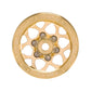 INJORA 1.0 Brass Beadlock Wheel -4.7mm Offset Rim for TRX4M Ascent18 SCX24 FCX24 1/24 1/18 RC Upgrade