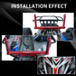 Aluminum Front & Rear Body Mounts with Body Posts Upgrade Parts for 1/10 Slash 2WD Rustler Stampede VXL Replaces #1914R RED