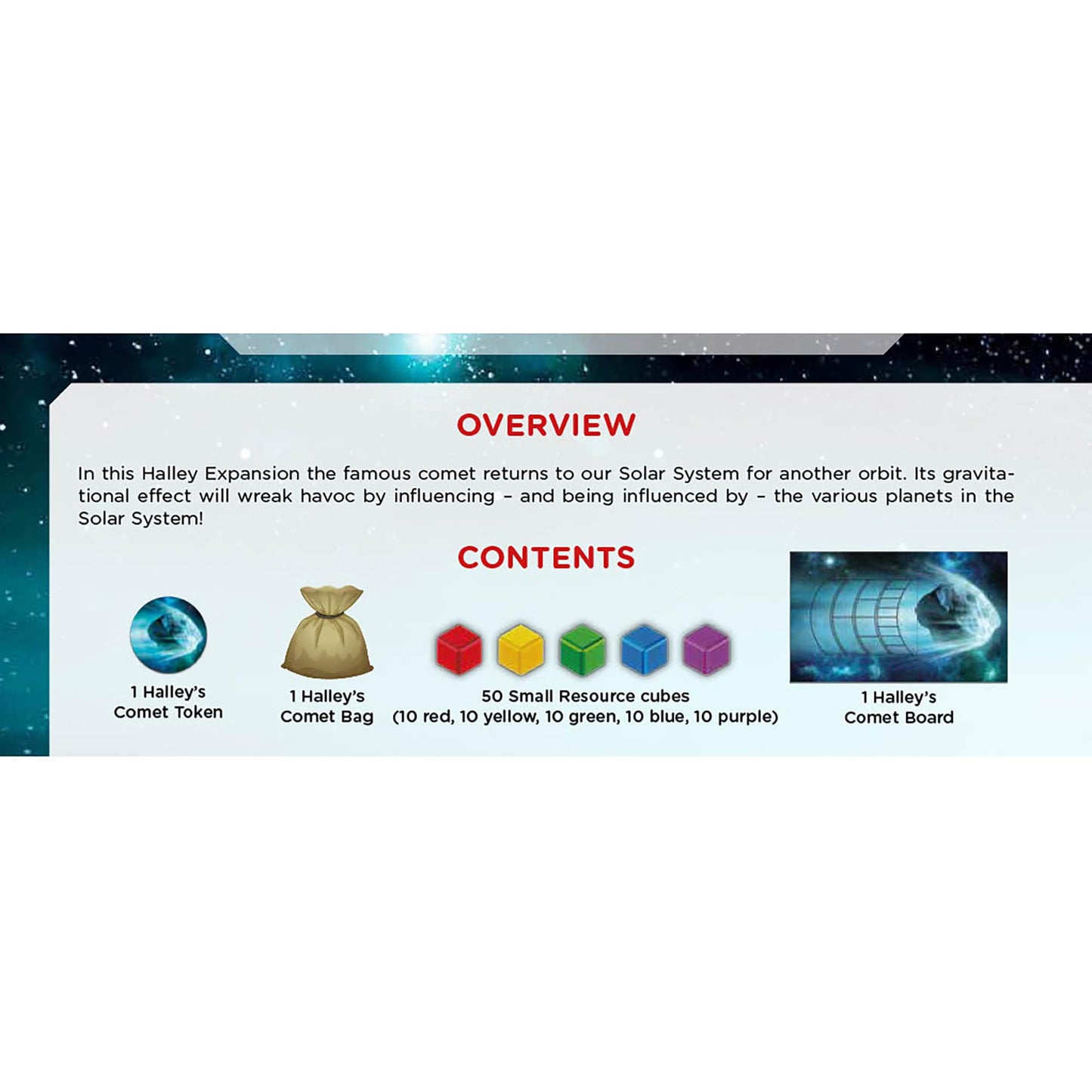 Pendragon Studios: Starship Interstellar: Halley'S Comet Expansion - Strategy Board Game, Ages 14+, 1-4 Players, 150 Min