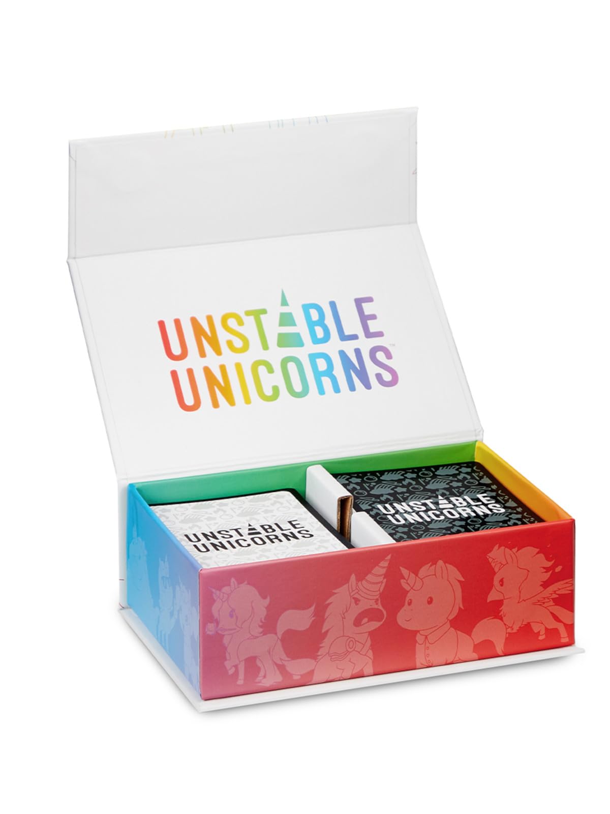 Unstable Games Unstable Unicorns Base Game - Award-Winning Card Game for 2-8 Players, Multi-color, Cardstock, Model TEE3678UUBSG1