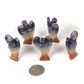 Carved White Quartz Gemstone Peace Angel Pocket Guardian Angelhealing Statue 2 Inch