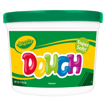 Crayola Modeling Dough, Green, Bulk Classroom & Art Supplies for Kids, 3lb, Resealable Bucket