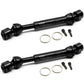 2 Pcs Steel 100MM-135MM Drive Shafts for 1/10 Axial Wraith/SCX10/Dingo/D90 RC Crawler Car (100MM-135MM)